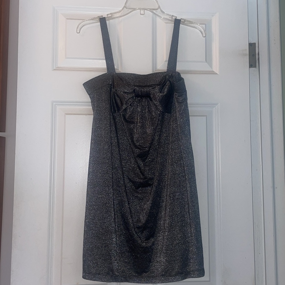MixIt Lurex Bow Mini Dress